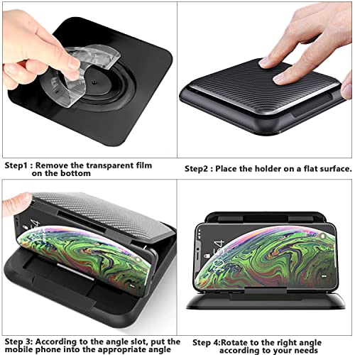 Universal Dashboard Car Phone Holder for iPhones and Androids