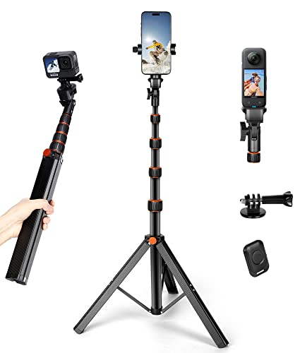 67" Extendable Selfie Stick Tripod with Bluetooth Remote