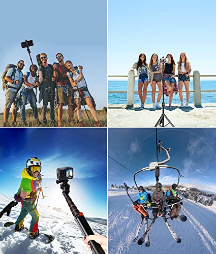 67" Extendable Selfie Stick Tripod with Bluetooth Remote