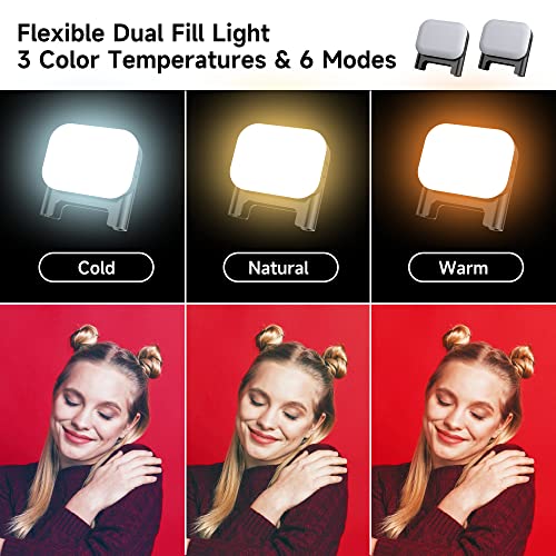 Extra Long Selfie Stick Tripod with Fill Lights