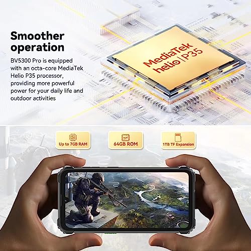Blackview BV5300Pro Rugged Smartphone, 7GB+64GB, 6.1" HD+