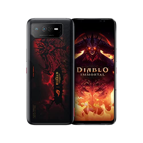 ASUS ROG6 Diablo - Gaming Phone 16GB RAM, 512GB Storage - Black, AI2201-6B084EU - 90AI00B9-M002Z0