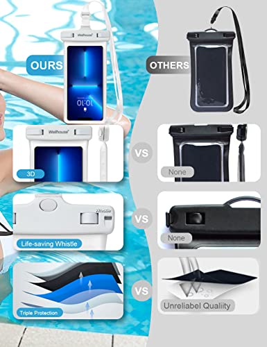 Waterproof Phone Pouch with Lanyard for iPhone/Android