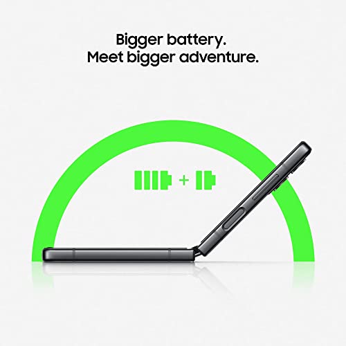 Samsung Galaxy Z Flip4 5G Smartphone Sim Free Android Folding Phone 128GB, Graphite, 3 Year Manufacturer Warranty, UK Version