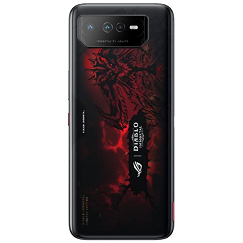 ASUS ROG6 Diablo - Gaming Phone 16GB RAM, 512GB Storage - Black, AI2201-6B084EU - 90AI00B9-M002Z0
