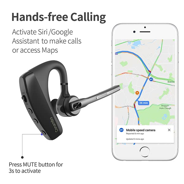 Conambo K10C Bluetooth Earpiece: 16Hrs Talking Time