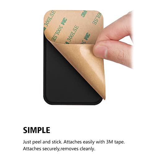 2 Pack OBVIS Self Adhesive Card Holder for Smartphones