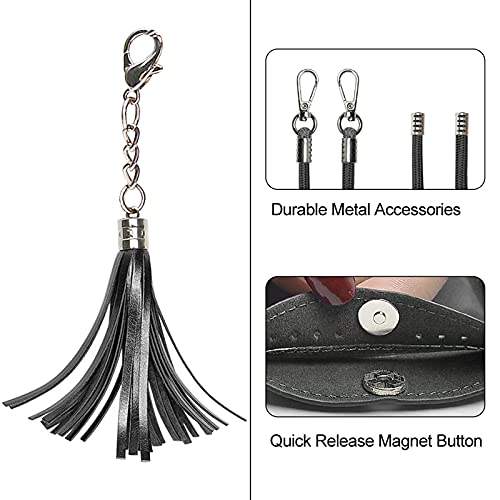 takyu Compact Crossbody Phone Wallet Purse, Black