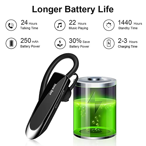 24 Hr Bluetooth Earpiece, Business Style, iPhone Series