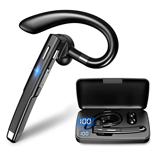 Bluetooth Headset with Noise-Canceling Mic - iPhone/Android Compatible