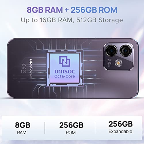 Ulefone 16GB+256GB Note 16 Pro Smartphone - Purple