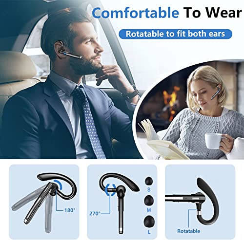 Wireless Bluetooth Handsfree Earpiece for iPhone & Android