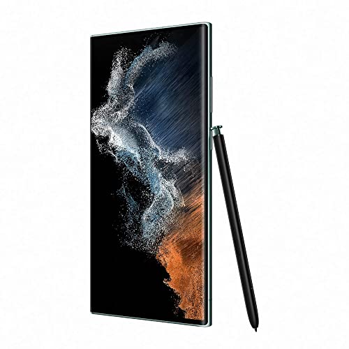 Samsung Galaxy S22 Ultra 5G Mobile Phone 512GB SIM Free Android Smartphone Green (Renewed)