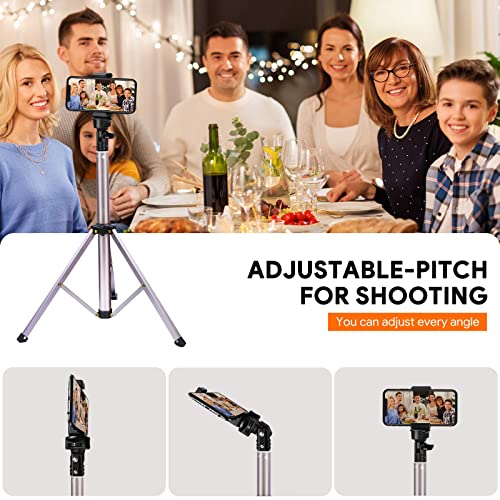 Uveegoo Selfie Stick Tripod, 63 inches - Pink