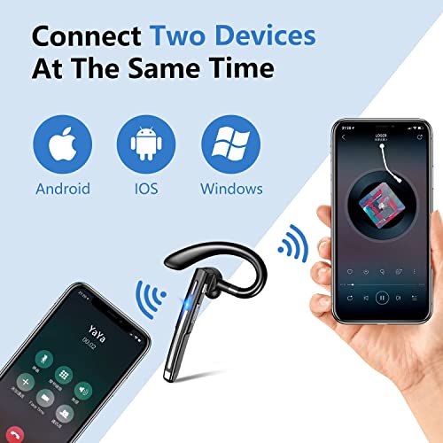 Wireless Bluetooth Handsfree Earpiece for iPhone & Android