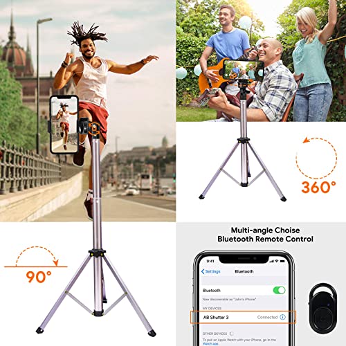 Uveegoo Selfie Stick Tripod, 63 inches - Pink