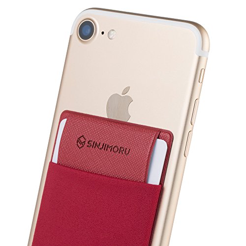 Sinjimoru Stretchy Fabric Card Holder for Smartphones