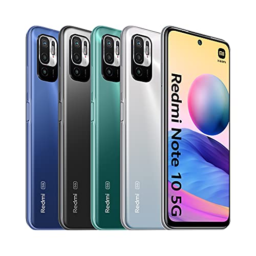 Xiaomi Redmi Note 10 5G - Smartphone 4GB+64GB, 90Hz 6.5” DotDisplay, MediaTek Dimensity 700 5G, 48MP+2MP+2MP Triple Camera, 5000mAh, Graphite Gray (UK Version+2 Year Warranty)