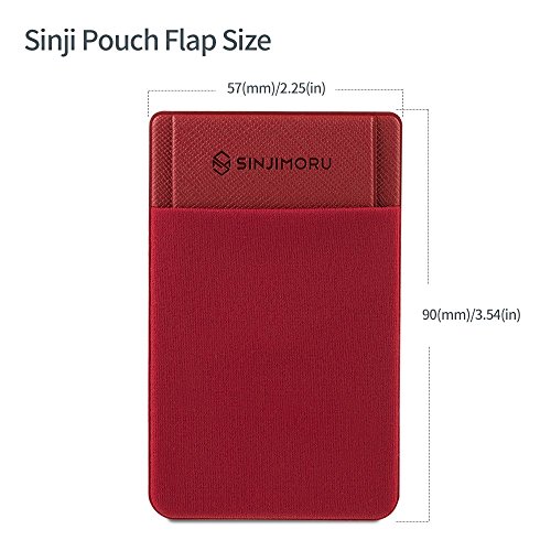 Sinjimoru Stretchy Fabric Card Holder for Smartphones