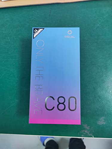 OSCAL Mobile Phones SIM Free Unlocked, C80 8GB+128GB/SD 1TB Android 12 Phone, 50MP+8MP Camera, 90Hz 6.517 HD+ Display, 5180mAh, 18W Fast Charging, Fingerprint Face ID, 4G Dual SIM Smartphone (Blue)