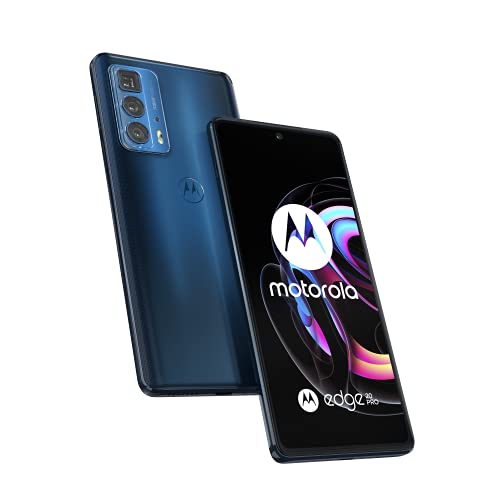 Motorola Edge 20 Pro, 6.7 Inch 144Hz HDR10+ OLED, Qualcomm Snapdragon 870, TurboPower, 108MP Camera, 50x Super Zoom, 4500 mAH Battery, Dual SIM, 256GB, Android 11, Midnight Blue