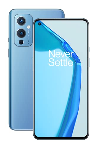 OnePlus 9 5G (UK) SIM-Free Smartphone with Hasselblad Camera for Mobile - Arctic Sky 8GB RAM 128GB - 2 Year Warranty