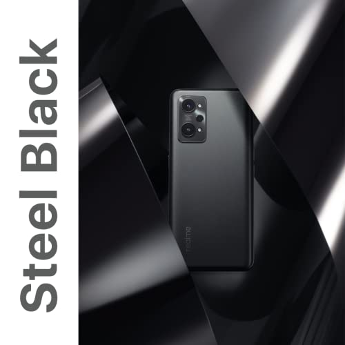 realme GT2 5G, 8+128GB, Steel Black, Sim Free Unlocked Smartphone, 120Hz AMOLED Display, Snapdragon 888 5G, 5000mAh Battery, Paper Tech Master Design + UK Warranty