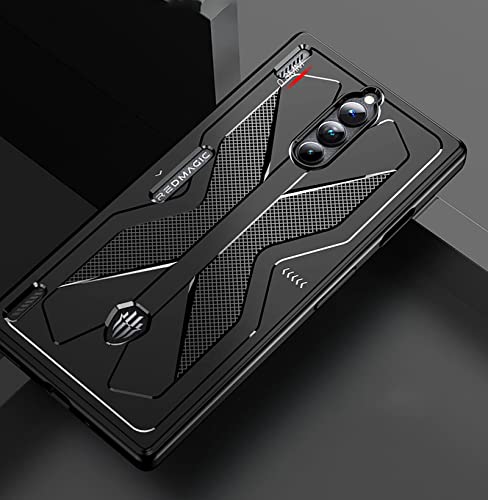 GIOPUEY Case Compatible with Nuba Red Magic 8 Pro/Pro+, TPU Flexible Material Ultra-thin Cover, Anti-Fingerprint Slim Fit Phone Case [Wear Resistant] [Slip-Resistant] - Navy Blue