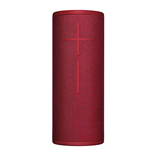Ultimate Ears BOOM 3 Wireless Bluetooth Speaker, Bold Sound + Deep Bass, Bluetooth, Magic Button, Waterproof, 15 Hours Battery, Range of 150 ft, Sunset Red