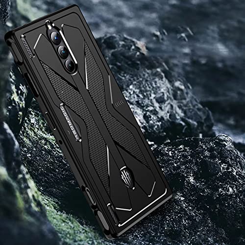 GIOPUEY Case Compatible with Nuba Red Magic 8 Pro/Pro+, TPU Flexible Material Ultra-thin Cover, Anti-Fingerprint Slim Fit Phone Case [Wear Resistant] [Slip-Resistant] - Navy Blue