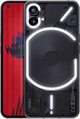 Nothing Phone (1) - 8GB RAM + 256GB, Glyph Interface, 50 MP dual camera, Nothing OS, 6.55” 120Hz OLED display, Black