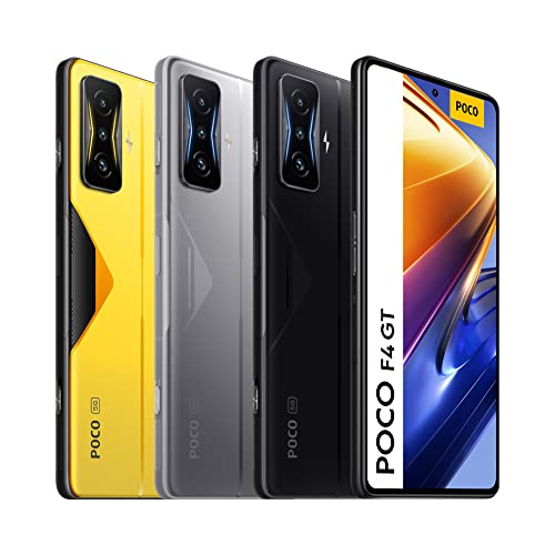 POCO F4 GT 5G - Smartphone 12+256GB, 6.67” 120Hz E4 AMOLED Display, Snapdragon 8 Gen 1, 64MP Triple Camera, 4700mAh, 120W HyperCharge, Stealth Black (UK Version + 2 Years Warranty)