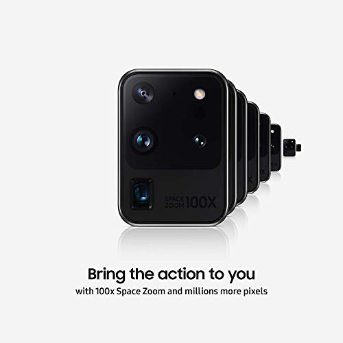 Samsung Galaxy S20 Ultra 5G 128GB - Cosmic Black- Unlocked (Renewed)