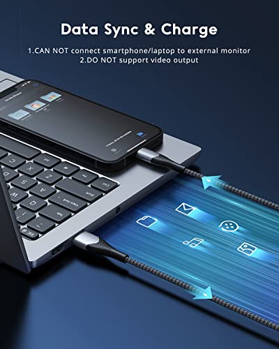 iPhone Charger Cable 1m Fast Charge, 3Pack 1M iPhone Charging Cables MFi Certified Lightning Cable Braided USB iPhone Charger Lead Cable for iPhone 13 12 11 Pro Max 12 mini XR XS 8 7 Plus 6s 6 SE,iPad