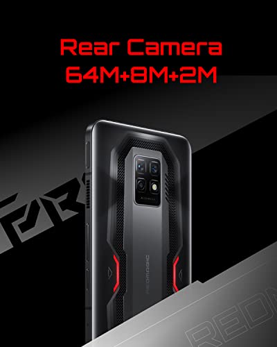 REDMAGIC 7 Pro 120Hz Gaming Phone, 5G Android Smartphone, 16GB RAM+256GB ROM, Snapdragon 8 Gen 1, 6.8" Full Screen, 5000mAh, 64MP Camera, Dual-Sim, NFC, Unlocked Mobile Phone Black (No UK Charger)
