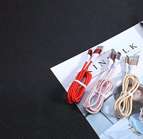 USB C Cable,[3-PACK 2M] Type C Cable Fast Charging Cable Nylon Lead Braided Charger Cable for Samsung Galaxy S10 S9 S8 S20 Fe Plus A21s A40 A41 A50 A51 A70 A71 A20e A3 A5,Huawei P30 P20,Sony Xperia