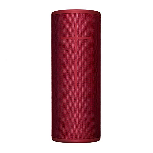 Ultimate Ears MEGABOOM 3 Wireless Bluetooth Speaker (Powerful Sound + Thundering Bass, Bluetooth, Magic Button, Waterproof, Battery 20 hours, Range 45 m) - Sunset Red