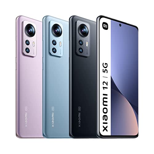 Xiaomi 12 - Smartphone 8+256GB, 6.28” 120Hz AMOLED Display, Snapdragon 8 Gen 1, 50MP+13MP+5MP Triple Camera, 4500mAh, Gray (UK Version + 2 Years Warranty)