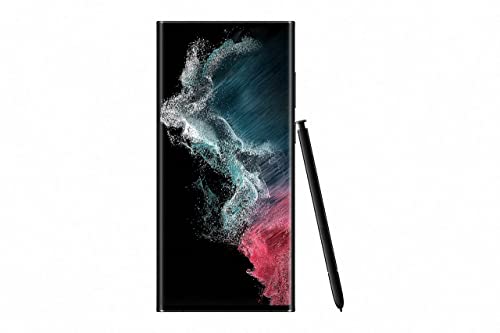 Samsung Galaxy S22 Ultra 5G Mobile Phone 128GB SIM Free Android Smartphone Phantom Black