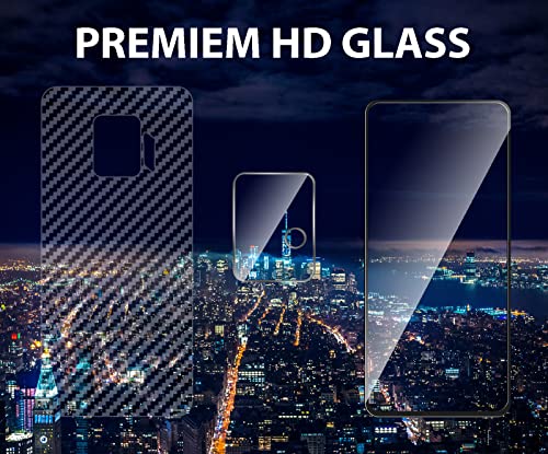 GIOPUEY [2+2+2 Pack] Screen Protector&Camera Lens Protector&Back Protector Compatible with nubia Red Magic 7 Pro / 7S Pro, Non-Slip&Resistant (Transparent)