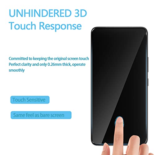 Anoowkoa for ZTE Red Magic 7/7 Pro Screen Protector, [2 Pack] ZTE Red Magic 7 Pro Tempered Glass Screen Protector Film Guard Cover -Genuine Glass-One-Push Super Easy Installation