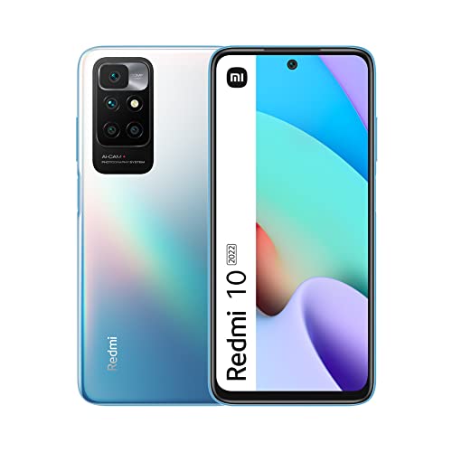 Xiaomi Redmi 10 (2022) - Smartphone 64GB, 4GB RAM, Dual Sim, Sea Blue