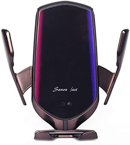 Wireless Car Charger, Smart Sensor 10W Fast Charging Auto-Clamp Air Vent Phone Holder Mount for Apple iPhone 13/12/11/8/8P/X/XS/XR, Samsung S20/S10/S9/Note8-10, HUAWEI Mate40/30/20, Xiaomi Mix 4/3/2S