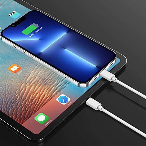 iPhone Charger Cable 1M [Apple MFi Certified] Lightning to USB Cable Lead 3 Foot, 2.4A Fast Charging Cable for iPhone 14 13 12 11 Pro Max XS XR X 8 7 6 Plus 5, iPad and iPod