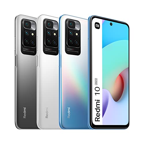 Xiaomi Redmi 10 (2022) - Smartphone 64GB, 4GB RAM, Dual Sim, Sea Blue