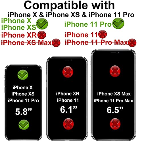 4youquality [3-Pack[Full Coverage] iPhone 11 Pro, iPhone XS and iPhone X Screen Protector, Tempered Glass Film [Full-Coverage][LifetimeWarranty] Screen Protector for iPhone X/XS and iPhone 11 Pro