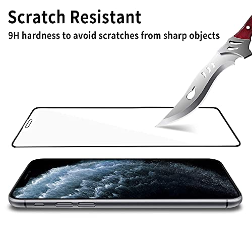 4youquality [3-Pack[Full Coverage] iPhone 11 Pro, iPhone XS and iPhone X Screen Protector, Tempered Glass Film [Full-Coverage][LifetimeWarranty] Screen Protector for iPhone X/XS and iPhone 11 Pro