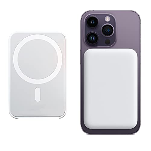 Apple MagSafe Battery Pack, Magnetic Wireless Power Bank 10000mAh, Fast Portable Charging Lightning Compatible with MagSafe (for iPhone 12-14)