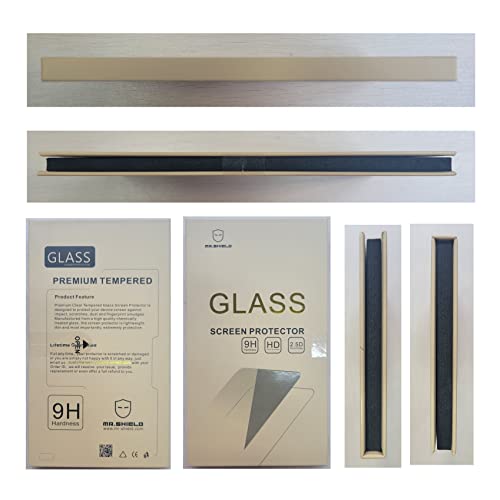 Mr.Shield Screen Protector For ZTE nubia (RED MAGIC 8 Pro) / Red magic 8 Pro+ [Japan Tempered Glass] [9H Hardness] [Full Screen Glue Cover] [3-Pack] Screen Protector