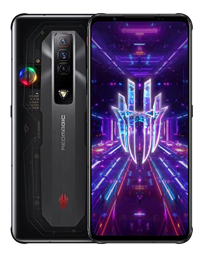 REDMAGIC 7 165Hz Gaming Phone, 5G Android Smartphone, 18GB RAM+256GB ROM, Snapdragon 8 Gen 1, 6.8" FHD Screen, 4500mAh, 64MP Camera, Dual-Sim, NFC, Unlocked Mobile Phone Transparent (No UK Charger)
